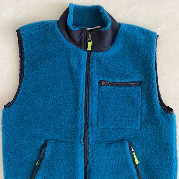 {J. Crew} Crewcuts | Sherpa Zip Front Vest with Pockets C9336 Blue (12) - Picture 5 of 16